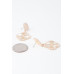 Pearled Clover Drop Earrings - Designer Style - CC-WH2001242