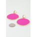 Bright Playful Round Drop Earrings - CC-WH2001465