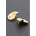 Alloy Gold Dip Earring - CC-WH2002040