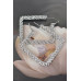 Big Square Glitter Earrings - Designer Style - CC-WH2001119