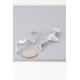 Jeweled Wave Drop Earrings - Designer Style - CC-WH2001263