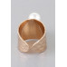 Hammered Twin Pearl Ring - Designer Style - CC-WH2001278