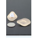 Abstract Etched Stone Stud Earrings - Designer Style - CC-WH2001169