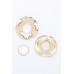 Alloy Gold Dip Earring - CC-WH2002036