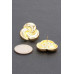 Alloy Gold Dip Earring - CC-WH2002037