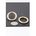 Shiny O Oval Earrings - Designer Style - CC-WH2001185
