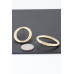 Shiny O Oval Earrings - Designer Style - CC-WH2001185