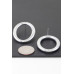 Shiny O Oval Earrings - Designer Style - CC-WH2001185