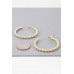 Shiny Beaded Hoop Earrings - Designer Style - CC-WH2001572