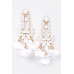 Flower Crystal-studded Earring - CC-WH2001114