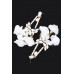 Flower Crystal-studded Earring - CC-WH2001114