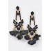 Flower Crystal-studded Earring - CC-WH2001114