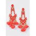 Flower Crystal-studded Earring - CC-WH2001114