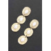 Multi Faux Pearl Dangling Earring - Designer Style - CC-WH2001012