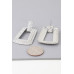 Triple Crystal-studded Frame Earrings - CC-WH2001576