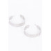 Gold Plated Wide Alloy Hoop Earring - CC-WH2000792