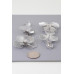 Jewel Flower Teardrop Earrings - Designer Style - CC-WH2001254