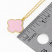Gold Dipped Flower Pendant Necklace - Designer Style - CC-57944