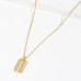 Gold Dipped Pendant Necklace - Designer Style - CC-57943