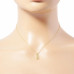 Gold Dipped Pendant Necklace - Designer Style - CC-57943