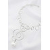 Pearl Swirl Alloy Necklace - CC-57044