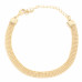 Sodajo Gold Dipped Brass Linked Necklace - CC-58358