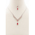 Marquise Shape Crystal-studded Necklace - CC-55544
