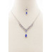 Marquise Shape Crystal-studded Necklace - CC-55544