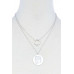 Style Greek Face Pendant Necklace - Designer Style - CC-51554