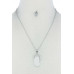 Style Stylish Mary Pendant Necklace And Earring Set - Designer Style - CC-51113