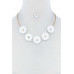 Style Cute Multi Tender Flower Necklace And Earring Set - Designer Style - CC-51701