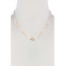 Hamsa Hand Charm Color Block Necklace - Designer Style - CC-51779