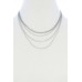 4 Layer Alloy Necklace - CC-53039