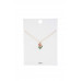 Flower Charm Necklace - Designer Style - CC-55238