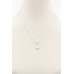 Double Flower Necklce - Designer Style - CC-54492