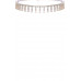 Crystal Baguette Piano Choker Necklace - Designer Style - CC-56077