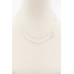 Oval Link Layered Necklace - Designer Style - CC-54495