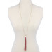 Tassel Pendant Necklace - Designer Style - CC-39009
