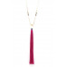 Tassel Pendant Necklace - Designer Style - CC-39009