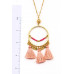Contemporary Style Cute Tassel Pendant Necklace - CC-40498