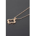 Open Clover Pendant Necklace - Designer Style - CC-WH2000721