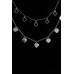 Double Clover Charm Linked Necklace - CC-WH2000895