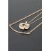 Toggle Hook Linked Necklace - CC-WH2000896