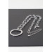 Hammered Hoop Linked Necklace - CC-WH2001322