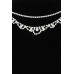 Bejeweled Curtain Drop Ballgown Necklace - Designer Style - CC-WH2001452
