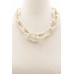 Color Wood Bead O Link Necklace - Designer Style - CC-55542