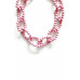 Color Wood Bead O Link Necklace - Designer Style - CC-55542