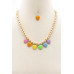 Heart Ball Bead Necklace - Designer Style - CC-55920
