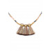 Contemporary Triple Tassel Beaded Necklace - CC-37866
