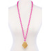 Designer Multi Bead Pendant Necklace - Designer Style - CC-51710